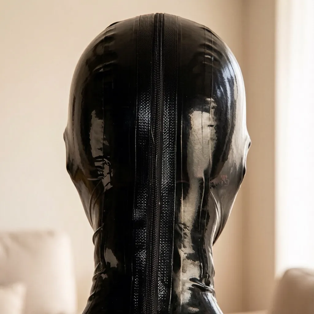 Latex Hood / Mask — Solene view 2