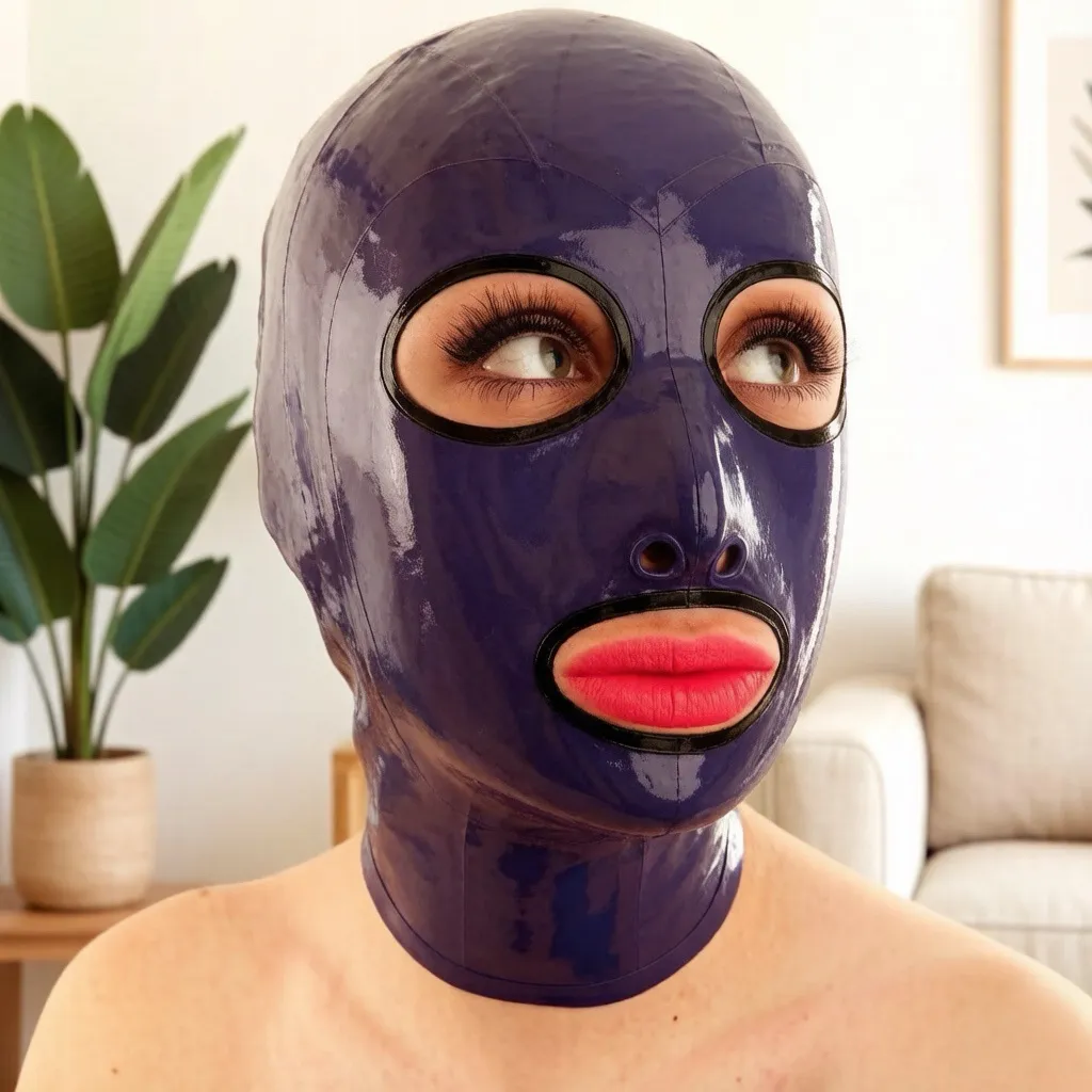 Latex Hood / Mask — Thalia view 4