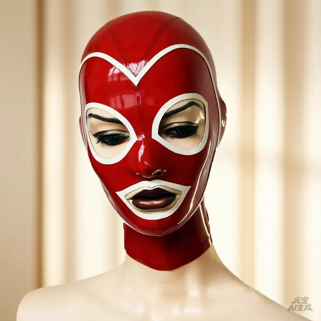 Latex Hood / Mask — Marlowe — handmade latex, made to measure
