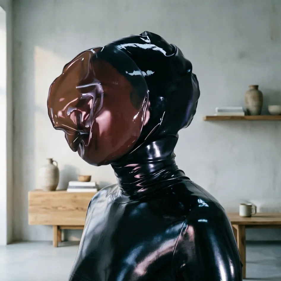 Latex Hood / Mask — Vanya — handmade latex, made to measure