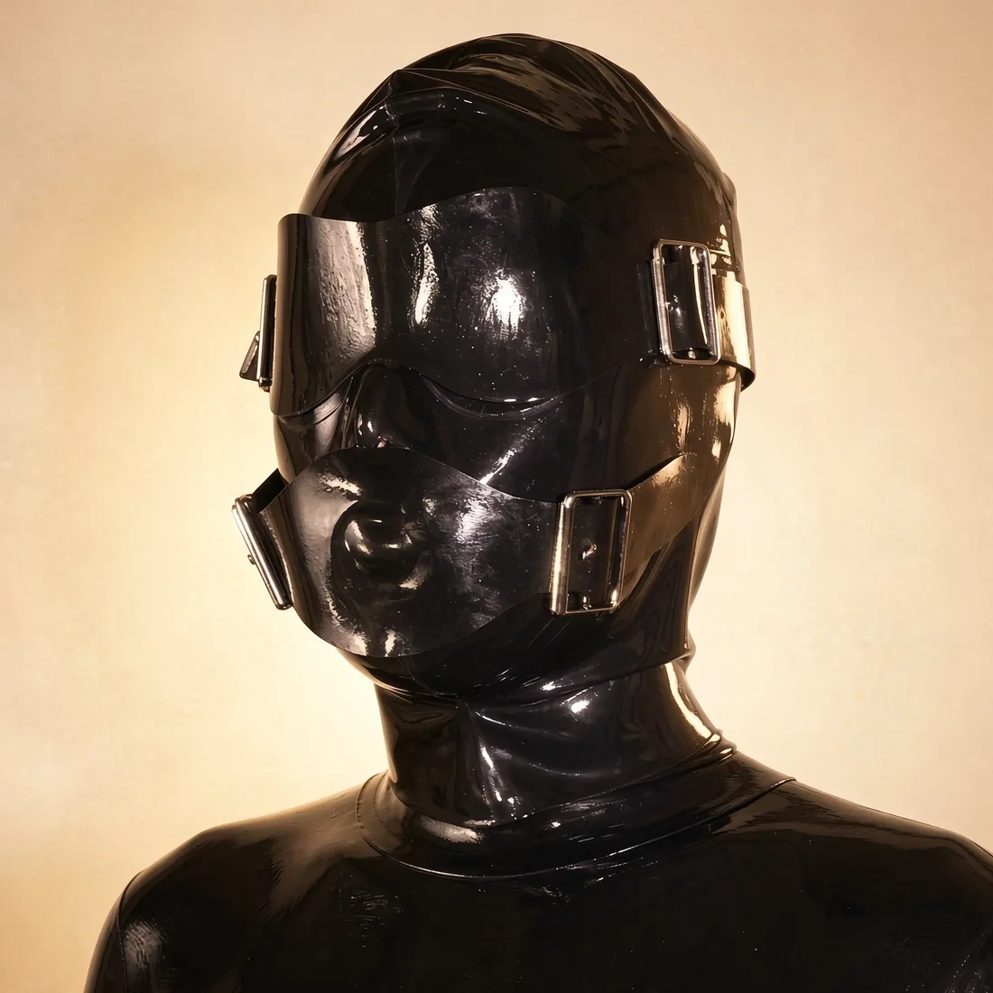 Latex Hood with Eyes&Face Mask — Cressida — handmade latex, made to measure