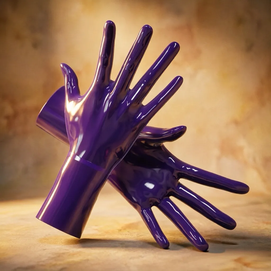 Latex Gloves — Amaris — handmade latex, made to measure